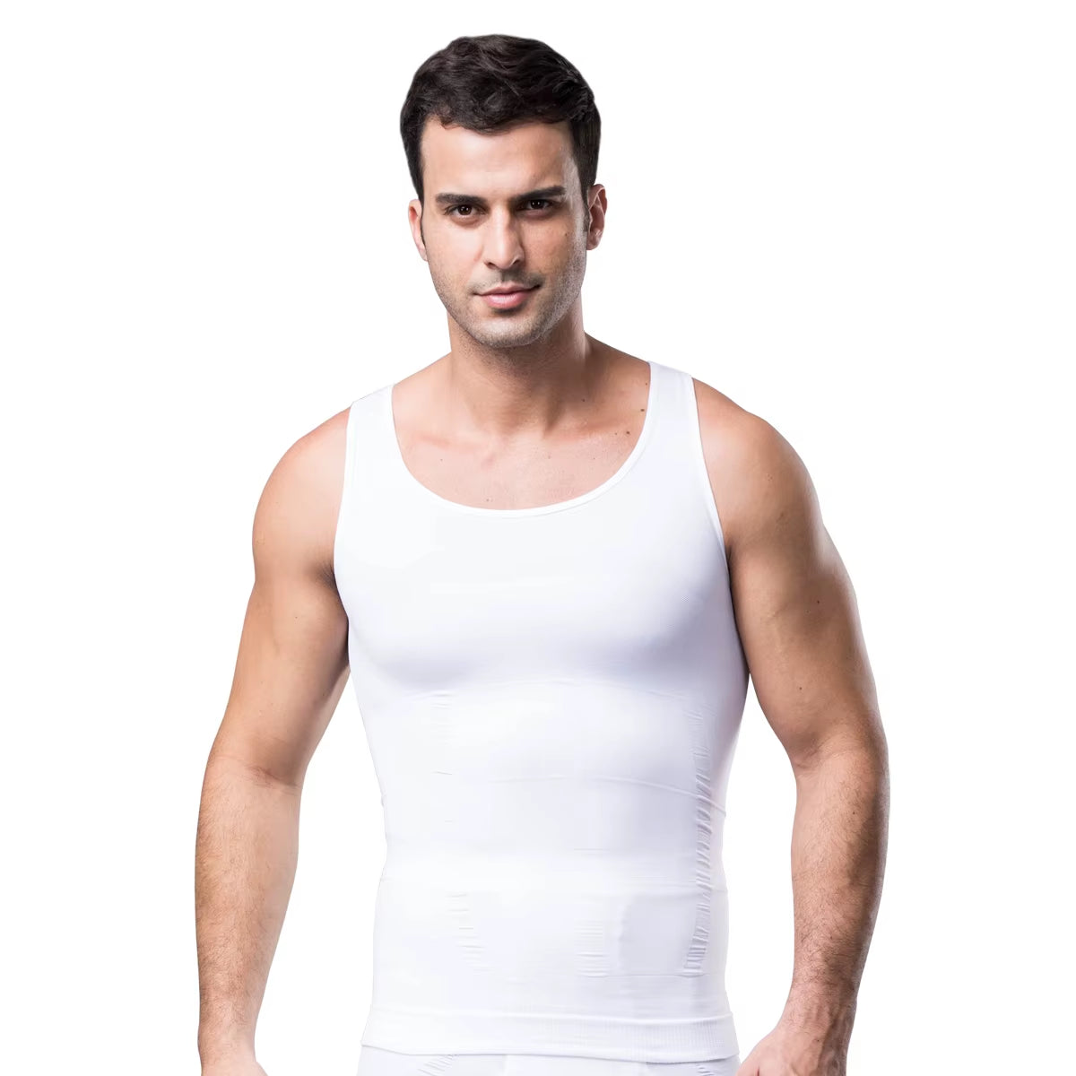 Compression Tank Tops Men Seamless Slimming Undershirt Shapewear for Tummy Control Body Shaper