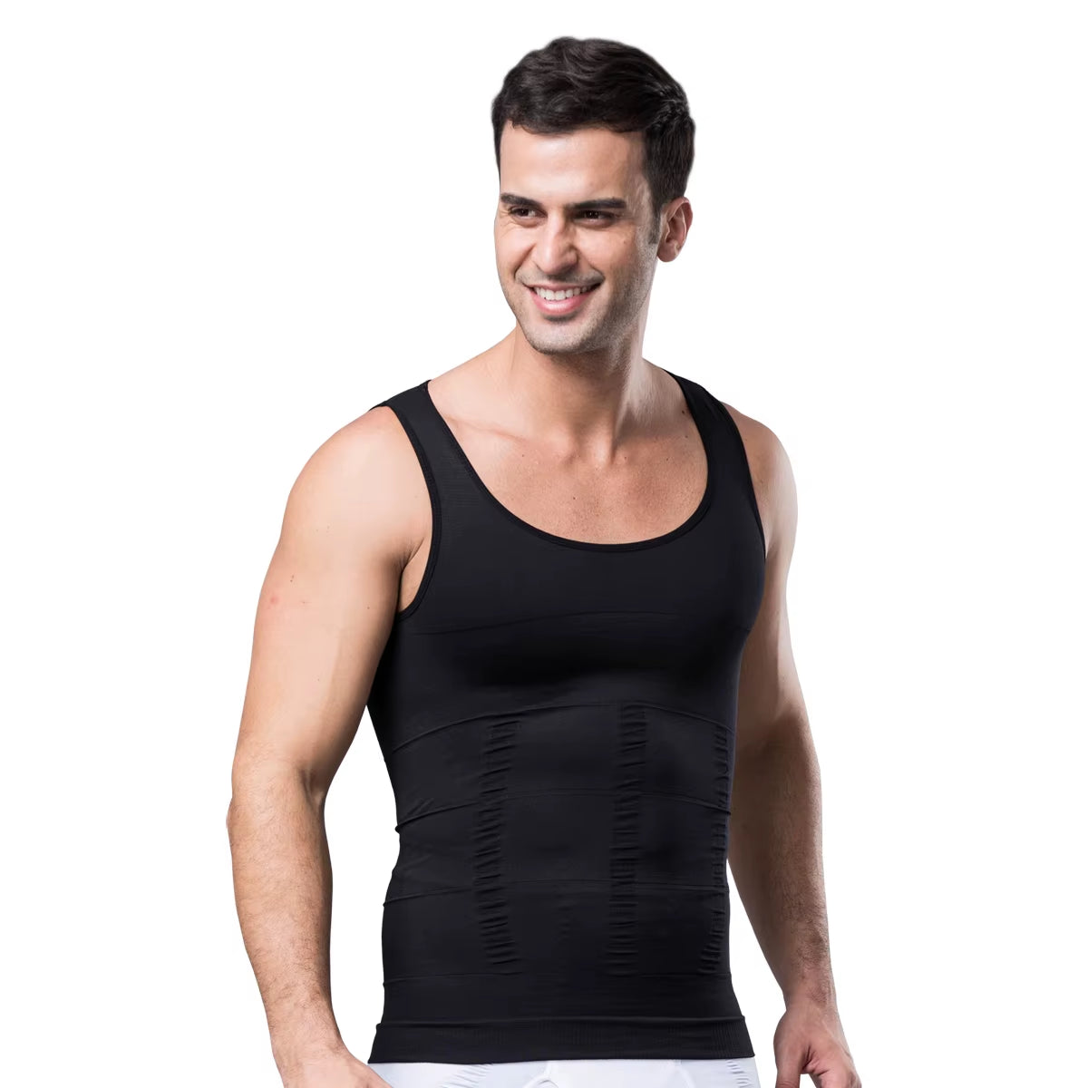 Compression Tank Tops Men Seamless Slimming Undershirt Shapewear for Tummy Control Body Shaper